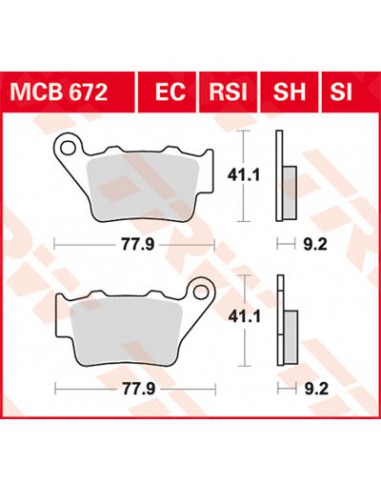 TRW BREMSBELAG ALLROUND BIO STANDARD