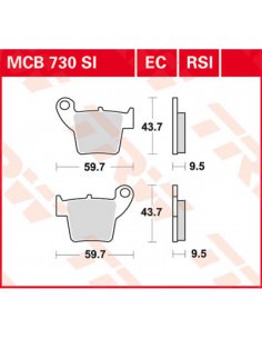 TRW BREMSBELAG RSI SINTERLEISTUNG OFFROAD