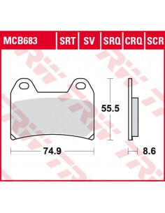 TRW SRT GESINTERTE STRAßE/ GLEISBELÄGE