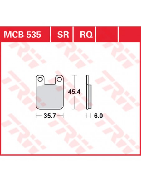 TRW BREMSBELAG ALLROUND BIO STANDARD