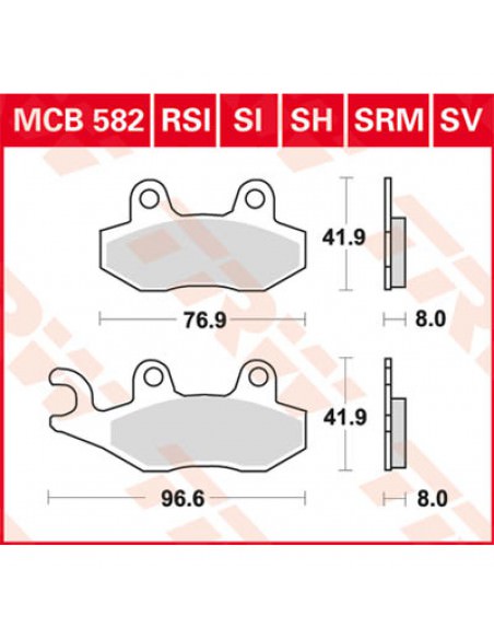 TRW BREMSBELAG ALLROUND BIO STANDARD Bild 2