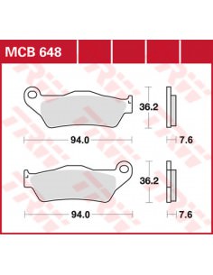 TRW BREMSBELAG ALLROUND BIO STANDARD