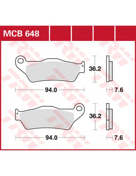 TRW BREMSBELAG ALLROUND BIO STANDARD