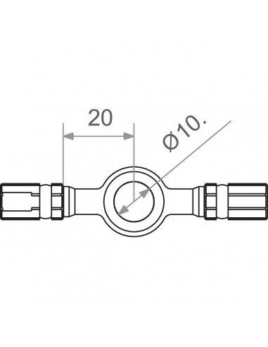 TRW BANJO STECKER M10 RD