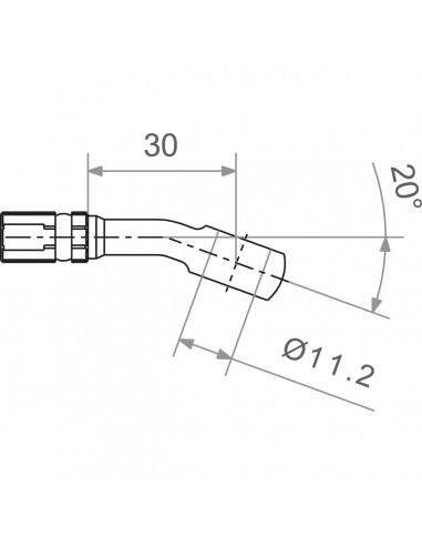 TRW BANJO 7/16 20 BK