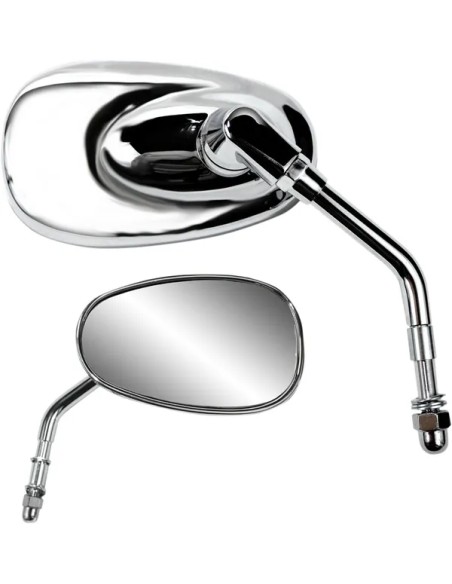PARTS UNLIMITED Spiegel - MIRROR PU MINI OVAL HAR.
