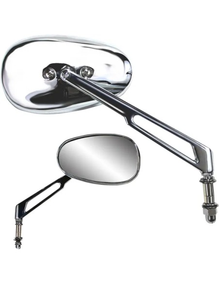 PARTS UNLIMITED Spiegel - MIRROR PU LONG STEM HAR