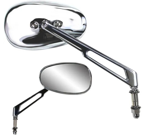 PARTS UNLIMITED Spiegel - MIRROR PU LONG STEM HAR