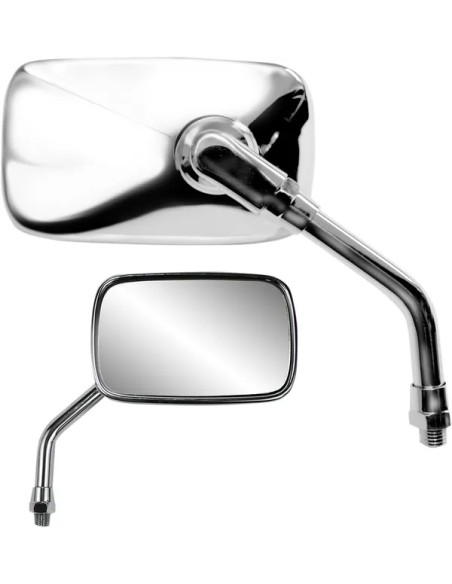 PARTS UNLIMITED Spiegel - MIRROR PU MINI RECT. CHR
