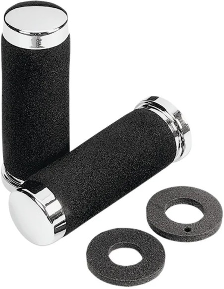 PARTS UNLIMITED Griffe - CHROME FOAM 7/8 140MM