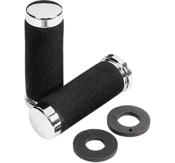 PARTS UNLIMITED Griffe - CHROME FOAM 7/8 140MM