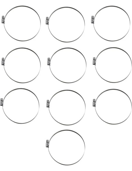 PARTS UNLIMITED Montagematerial & Zubehör - HOSE CLAMP EMB SS 100-120