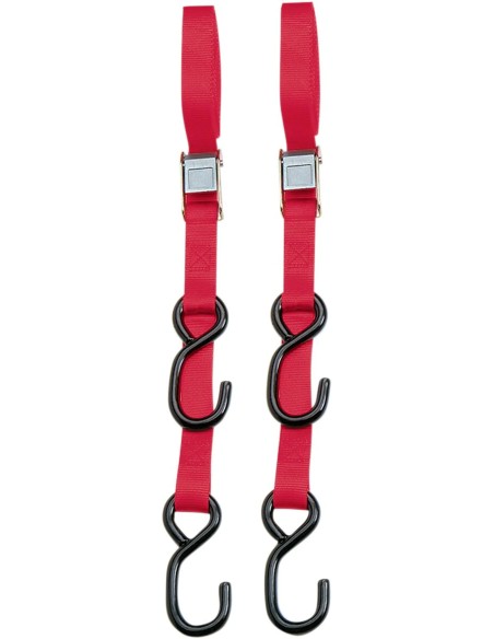 PARTS UNLIMITED Spanngurte - TIE DOWN H-DUTY 7' RED PR