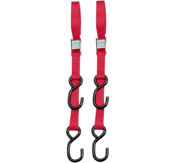 PARTS UNLIMITED Spanngurte - TIE DOWN H-DUTY 7' RED PR