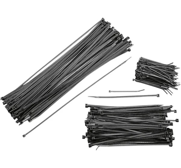 PARTS UNLIMITED Montagematerial & Zubehör - CABLE TIE 100PK 15 BLK