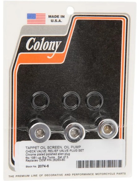 COLONY Tankdeckel für Harley Davidson FLHTC 1340 1983-1998