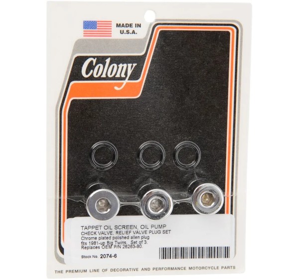 COLONY Tankdeckel für Harley Davidson FLHTC 1340 1983-1998