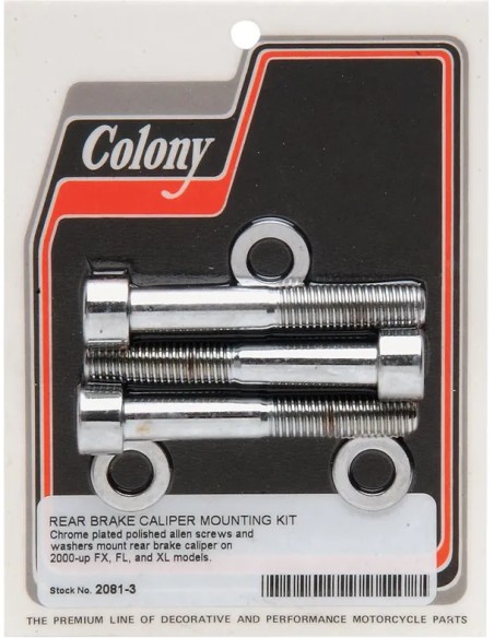 COLONY Montagematerial & Zubehör für Harley Davidson XL 1200 C 2000-2007