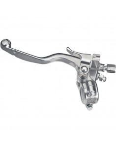 MOOSE RACING 4-TAKT-HEBELEINHEIT IM OEM-STIL MIT WARMSTART ALUMINIUM SILBER 2