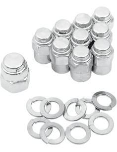 Chrom Kappenmuttern-Kit