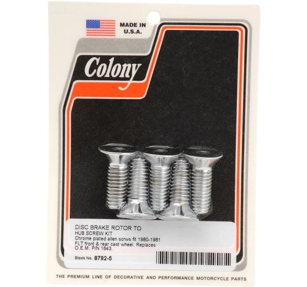 COLONY Montagematerial & Zubehör für Harley Davidson FLT 1340 1980-1981