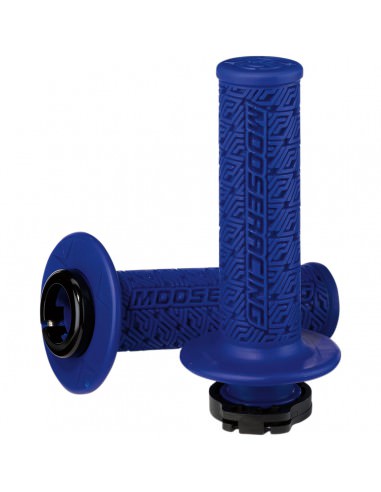 MOOSE RACING GRIFFE LOCK-ON MOOSE BLAU