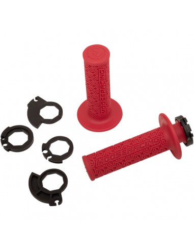 MOOSE RACING GRIFFE LOCK-ON MOOSE ROT Bild 2 MOOSE RACING GRIFFE LOCK-ON MOOSE ROT Bild 2