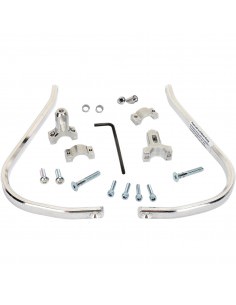 MOOSE RACING ALUMINIUM HANDSCHUTZVORRICHTUNGEN SILBER 1 1 1/8 2