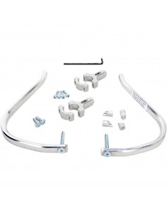 MOOSE RACING ALUMINIUM HANDSCHUTZVORRICHTUNGEN SILBER 1 1 1/8 2