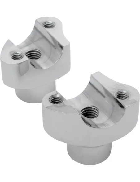 DRAG SPECIALTIES Risers - STRAIGHT 1.7 CHR