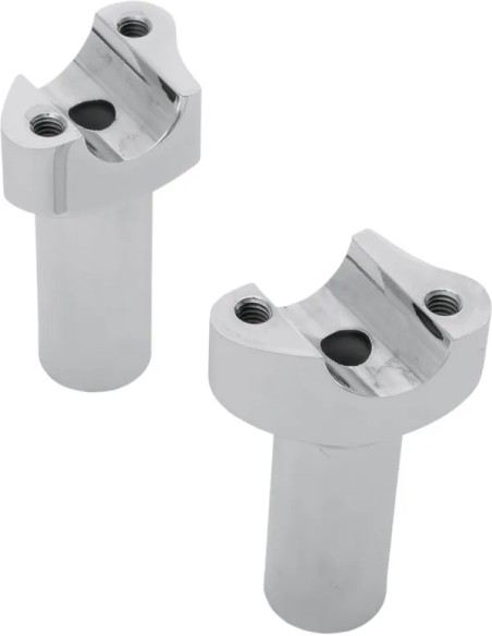 DRAG SPECIALTIES Risers - STRAIGHT 3.5 CHR