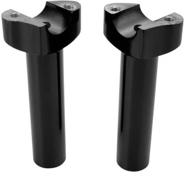 DRAG SPECIALTIES Risers - STRAIGHT 5.5 BLK