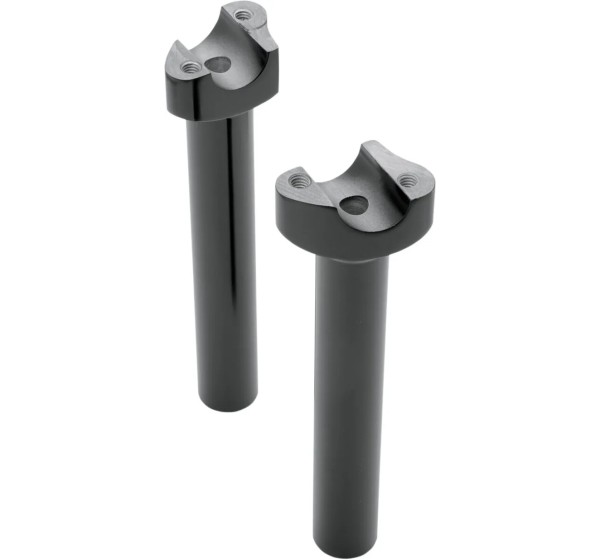 DRAG SPECIALTIES Risers - STRAIGHT 8 BLK