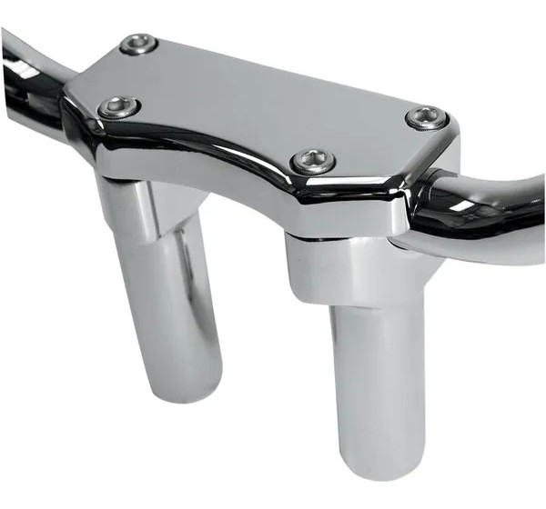 DRAG SPECIALTIES Risers - RISER BUFF W/CLAMP 4 CHR