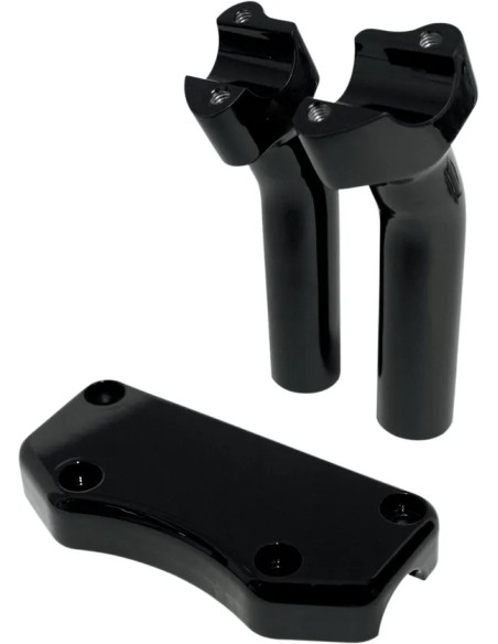DRAG SPECIALTIES Risers - RISER BUFF W/CLAMP 5.5 BK