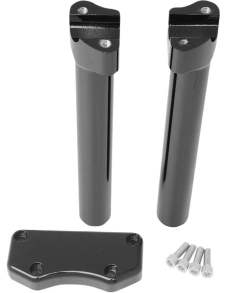 DRAG SPECIALTIES Risers - RISER BUFF W/CLAMP 10 BK