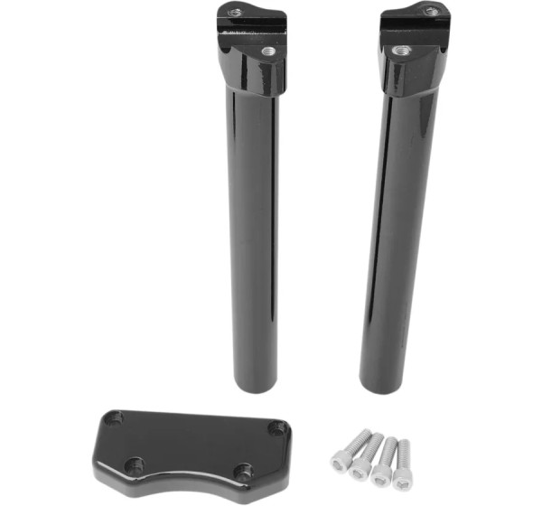 DRAG SPECIALTIES Risers - RISER BUFF W/CLAMP 12 BK