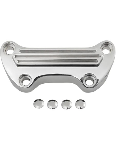 DRAG SPECIALTIES Montagematerial & Zubehör - FINNED H/BAR CLAMP
