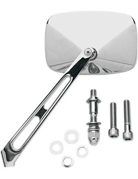 DRAG SPECIALTIES Spiegel - AIR STEM MIRROR RECTNGULR