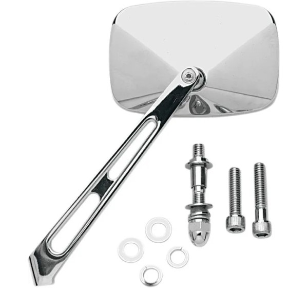 DRAG SPECIALTIES Spiegel - AIR STEM MIRROR RECTNGULR
