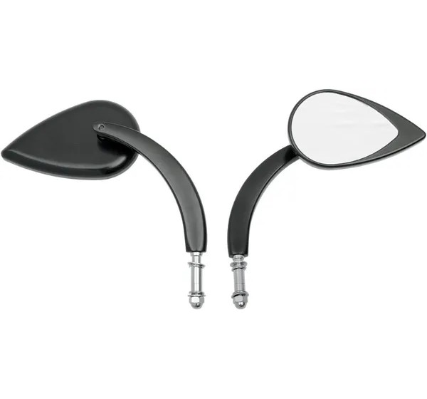 DRAG SPECIALTIES Spiegel - MIRROR T-DROP BLK L. STM