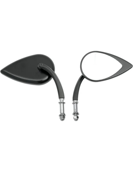 DRAG SPECIALTIES Spiegel - MIRROR T-DROP BLK S. STM