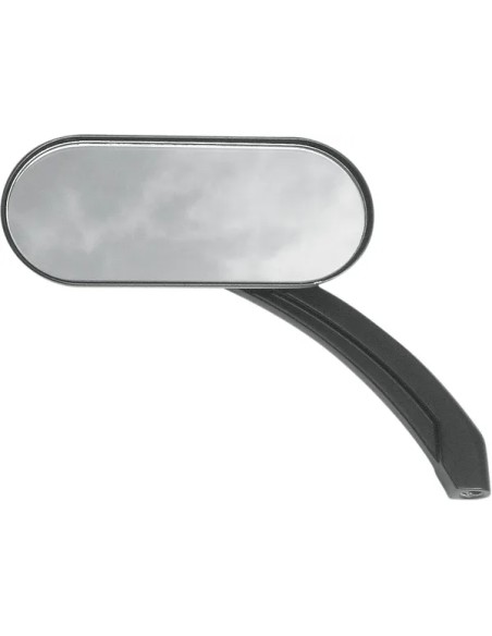 DRAG SPECIALTIES Spiegel - MIRROR OVAL HOTOP FLATBLK