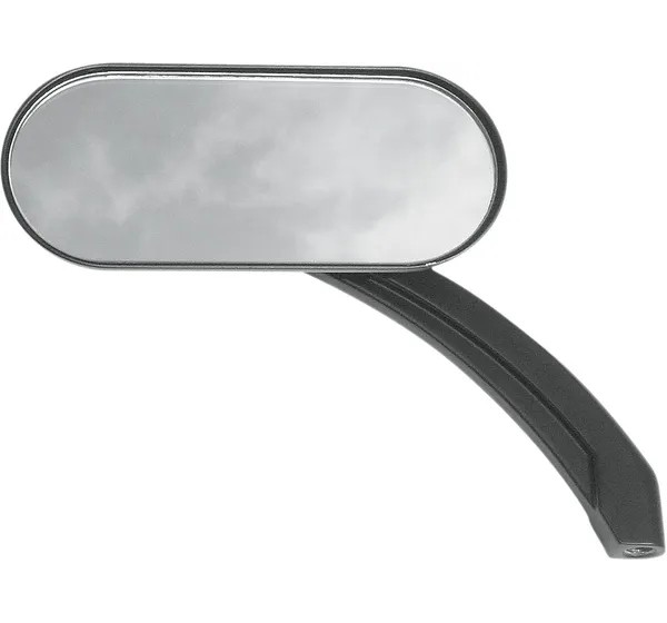 DRAG SPECIALTIES Spiegel - MIRROR OVAL HOTOP FLATBLK