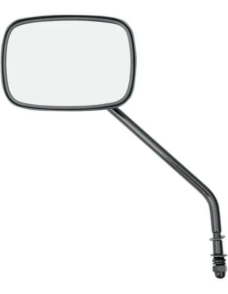 DRAG SPECIALTIES Spiegel - MIRROR PLN LONG STEM BLK
