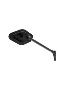 Verstellbarer Spiegel, langer Arm (18 cm), Black Edition