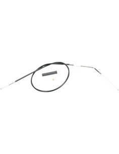 Schwarzes Vinylkabel