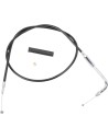 Schwarzes Vinylkabel