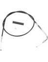 Schwarzes Vinylkabel