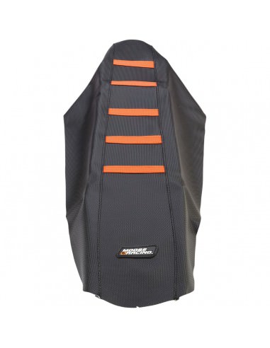 MOOSE RACING GERIPPTER SITZBANKBEZUG SCHWARZ/ORANGE